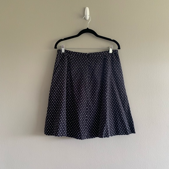 Ann Taylor A-line polka dot skirt - Picture 2 of 4
